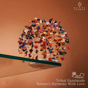 KARMAPLEDGE 7 Chakra Tree gift-packaging scene suggests ready-to-gift energy.
