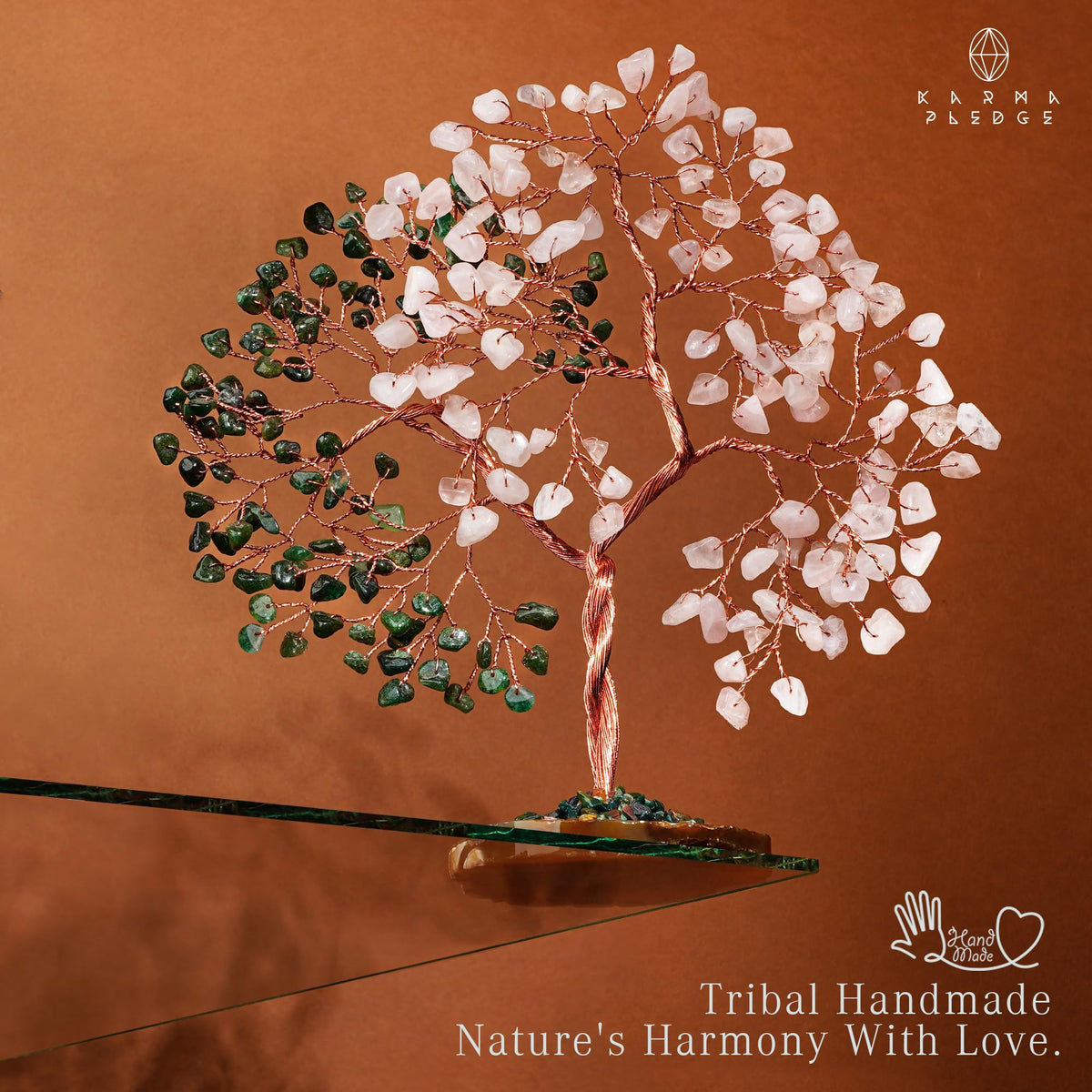 KARMAPLEDGE 8-9 inch tree creates a focal point in rooms