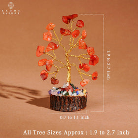 KARMAPLEDGE copper-wire crystal tree stem detail showcasing handcrafted artistry