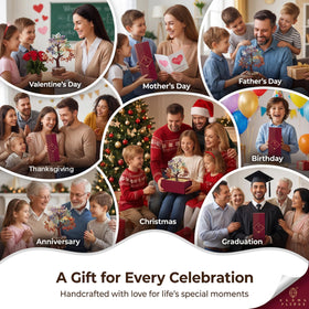 KARMAPLEDGE gift-ready crystal tree suits birthdays, Mother's Day, or new home.