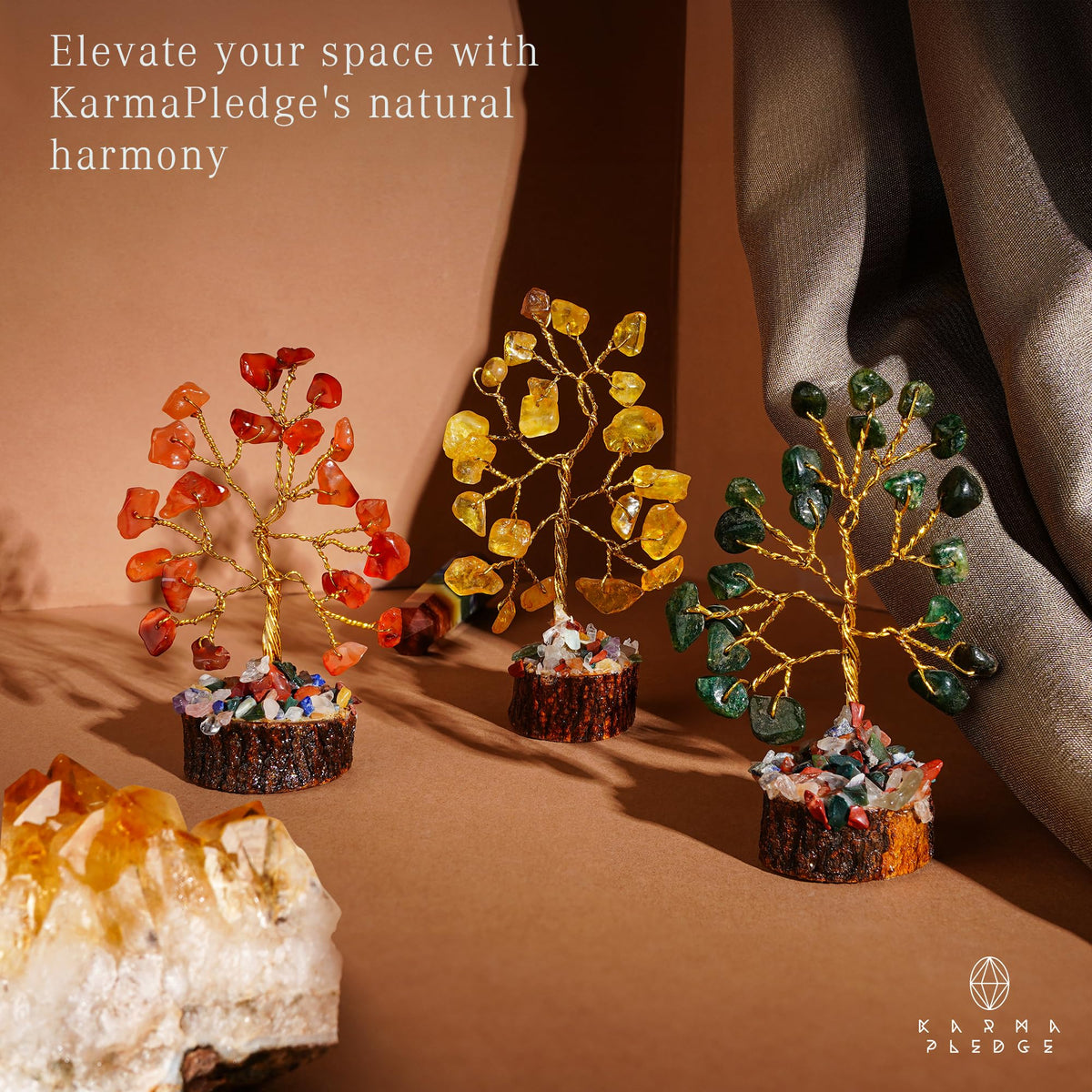 KARMAPLEDGE tree of life gift design symbolizing growth and good energy