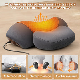 KASHIBANG neck massager provides gentle vibration to ease desk fatigue