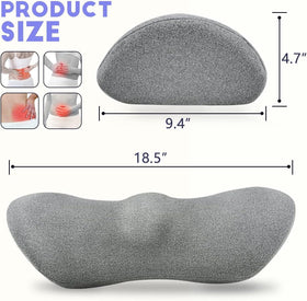 Kasney lumbar pillow used on a bed or recliner for extra lumbar support