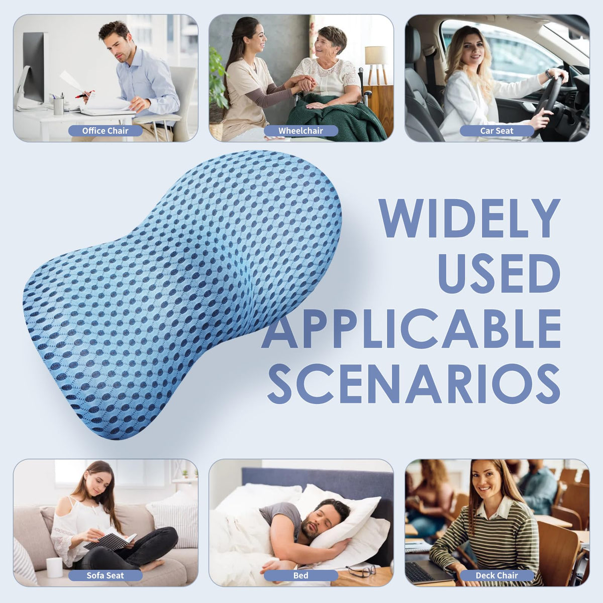 Kasney high-density memory foam retains shape with temperature changes.