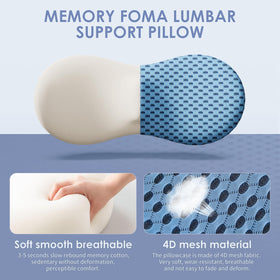 Kasney memory foam close-up shows breathable 4D mesh for cooler wear.