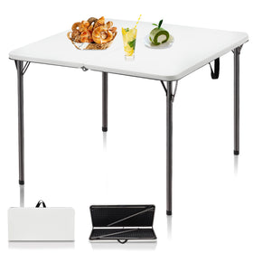 Kasunpul 34-inch folding table with carrying handle for effortless transport.