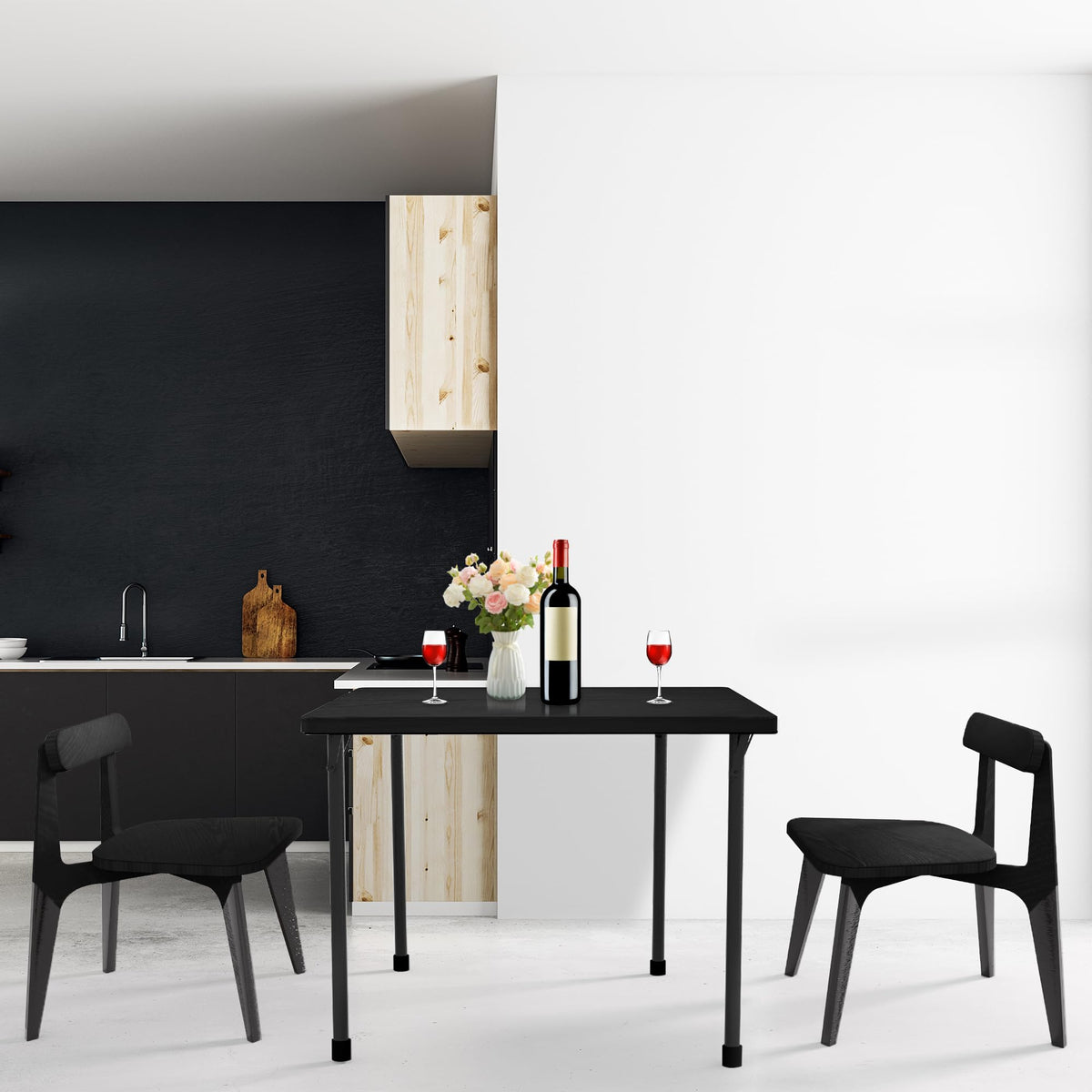 Kasunpul folding table used indoors for office work or study.