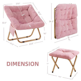 Kasunpul Comfy Saucer Chair oversized seat suitable for teens and adults