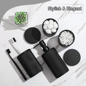 Kasunting four-piece set fits modern decor with simple setup