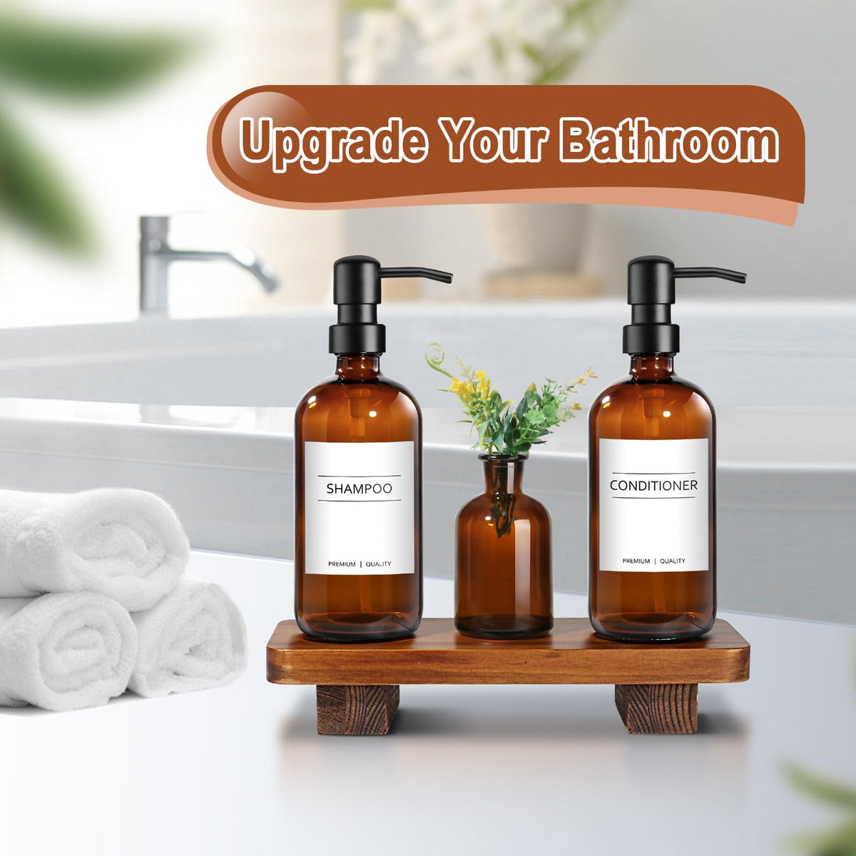 Kasunting six waterproof labels help identify soap and lotion quickly.