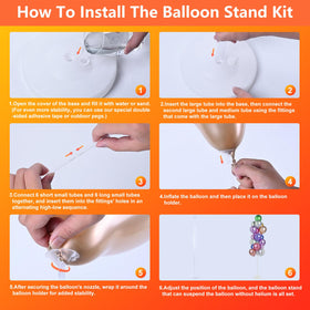KATBUU balloon holders 38-pack for secure spacing.