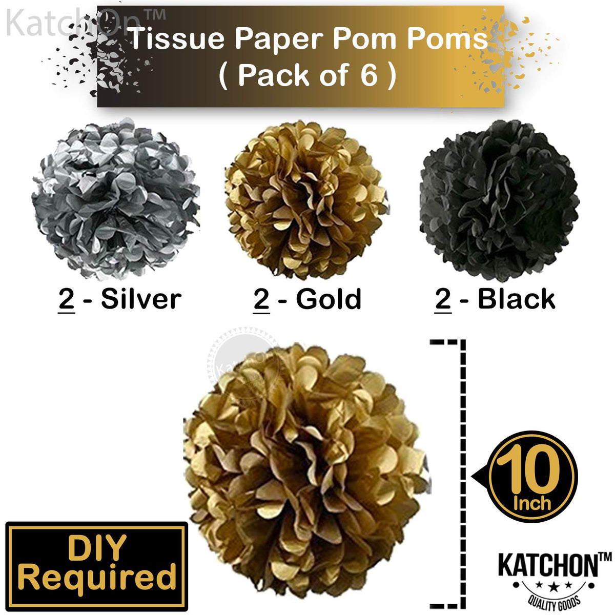 KatchOn ready-to-use grad decor set for easy party styling