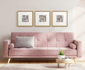 Simple 16x16 photo display without mat option for larger portraits.