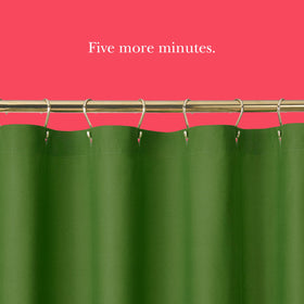 close-up of kate spade new york embroidery on color-block curtain