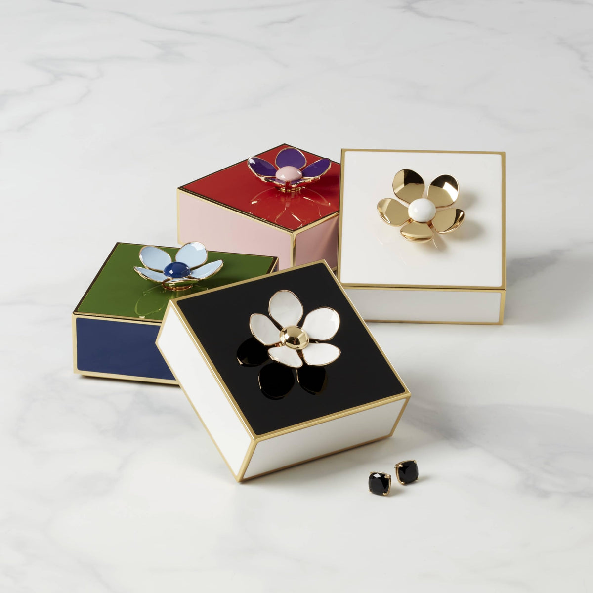 Kate Spade New York Make It Pop Floral Box decorative use on shelf