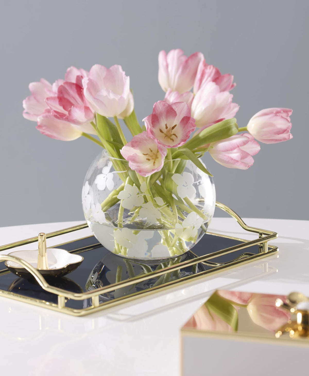 kate spade new york Spring Pansies bowl design detail for stylish decor