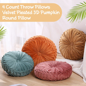 Kathfly light-green pumpkin pillow introduces fresh color and cushioned support.