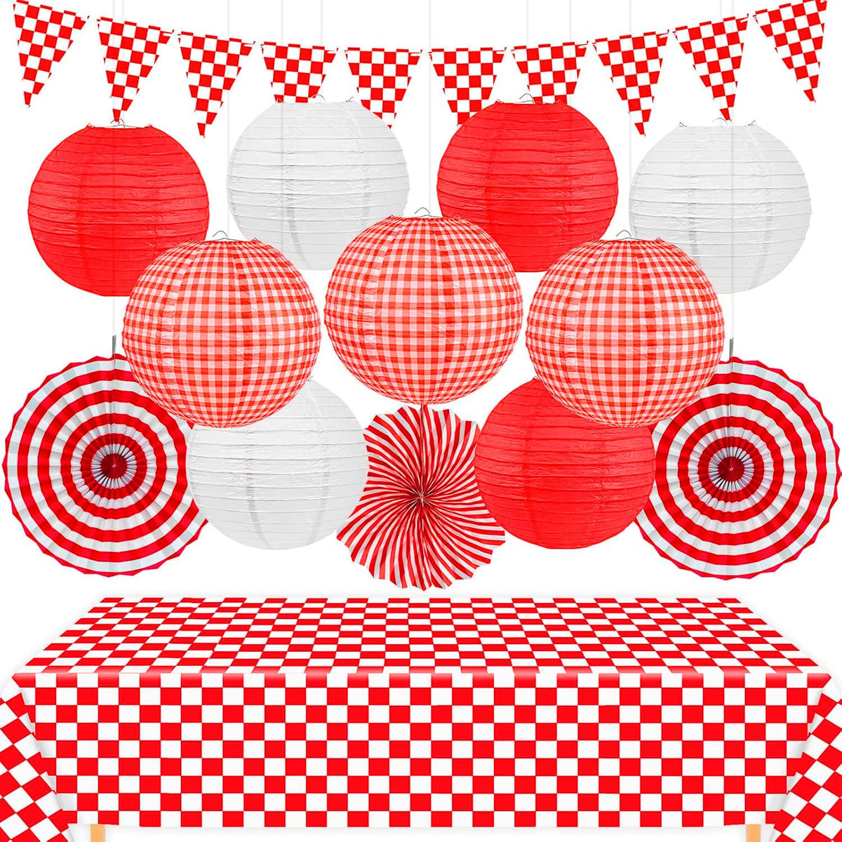 KaTiSeMo picnic lanterns provide warm glow for backyard parties and photo-worthy decor.