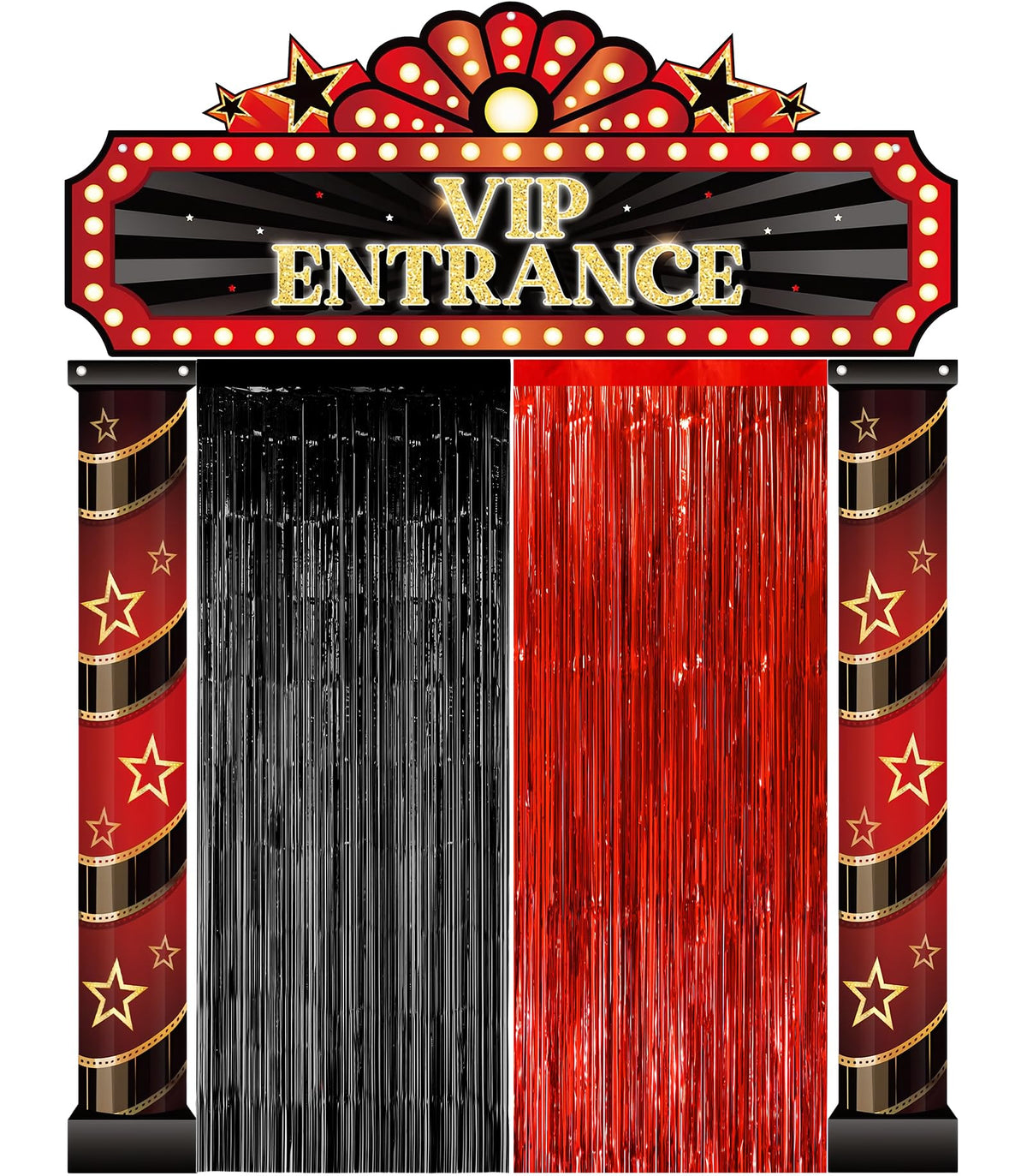 KaTiSeMo grand VIP Entrance Sign with marquee lights for a luxurious casino-style entry.