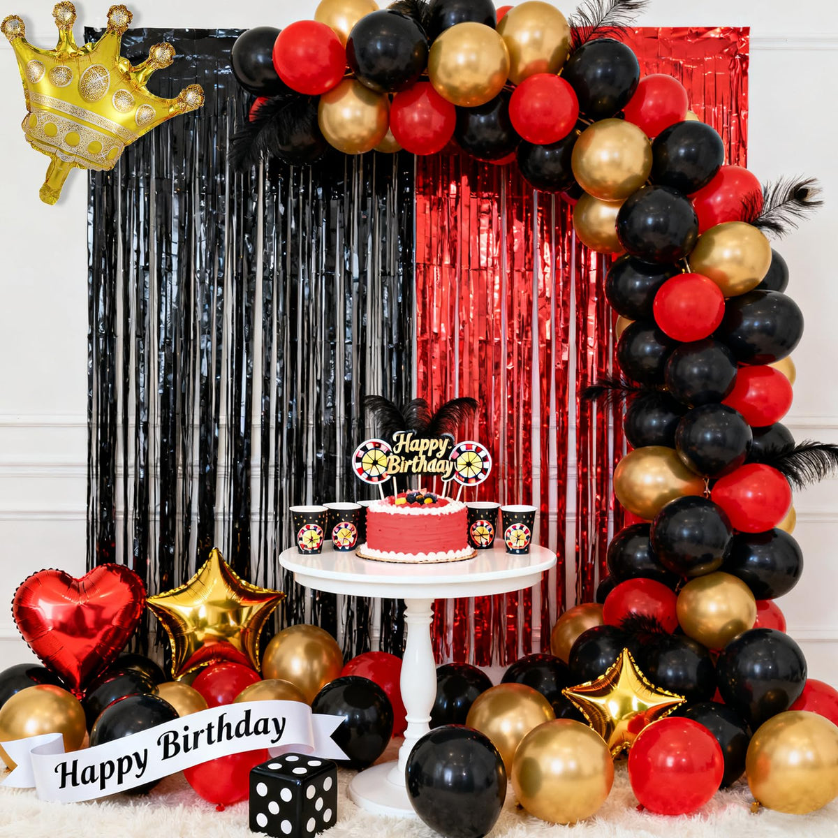 KaTiSeMo Premium Entrance Pillar Covers deliver durable, vibrant visuals for party decor.