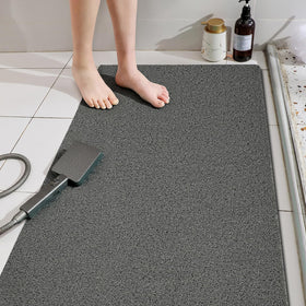 Kautudrum Shower Mat non-slip textured loofah grip for wet tub safety