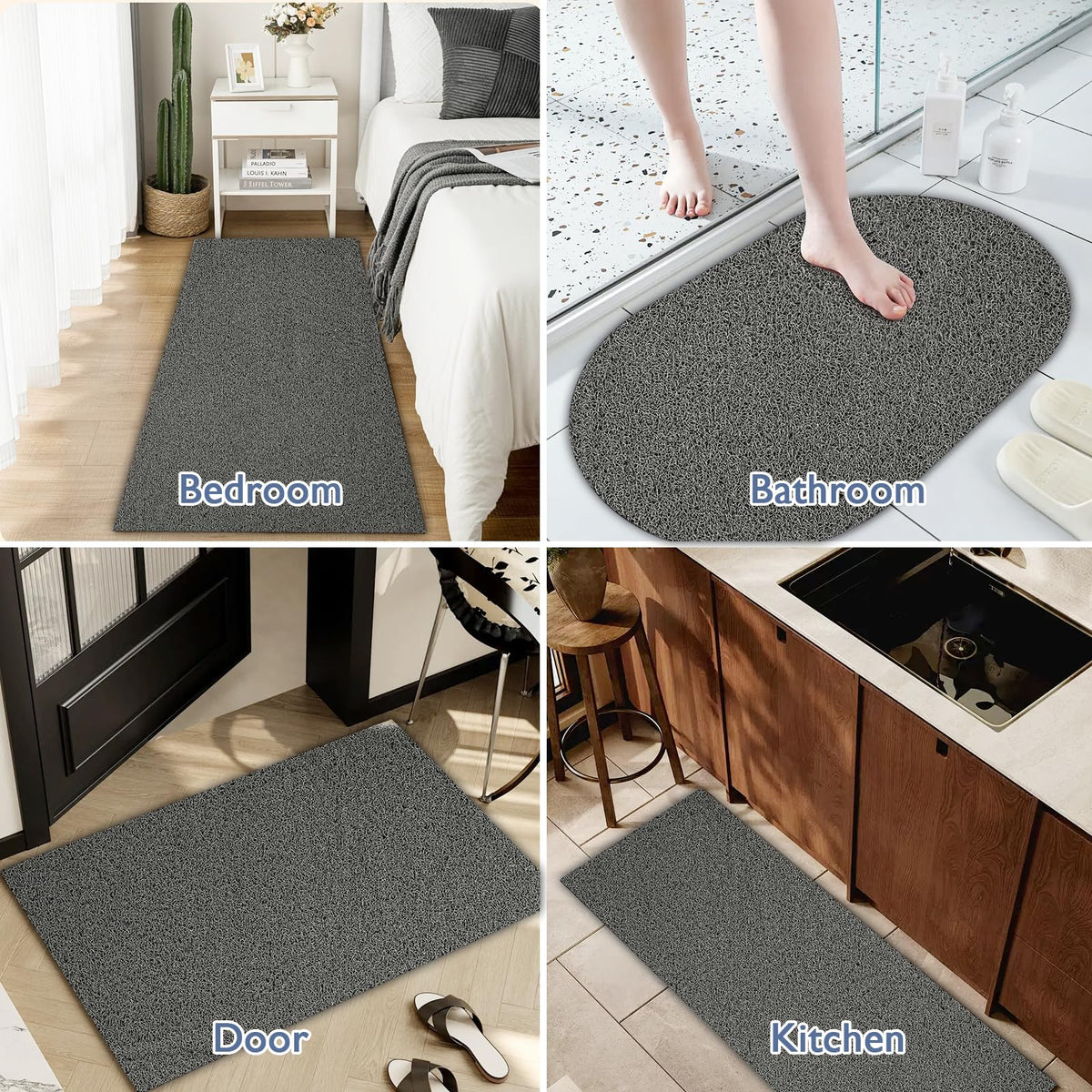 Kautudrum Shower Mat phthalate-free PVC for safe family use