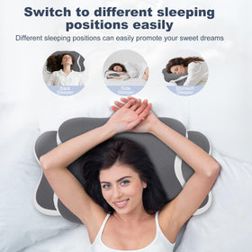 KAUWTYP cooling pillow with breathable cover for dry, cool nights.