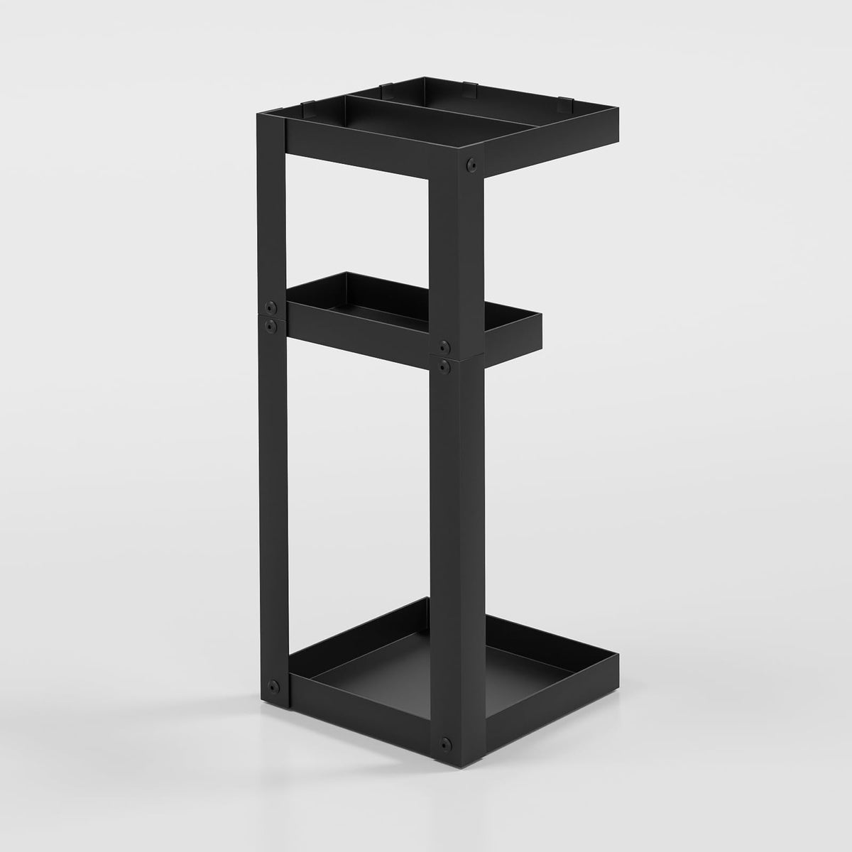 Kawaiita umbrella stand doubles as cane or hiking pole holder.