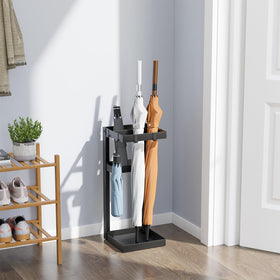 Kawaiita umbrella stand small shelf holds compact umbrellas neatly.