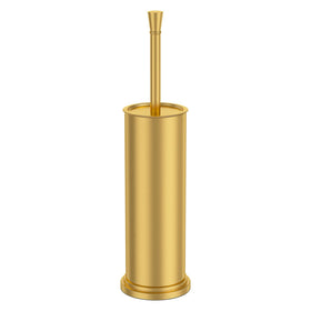 Kaxnuaxu stainless steel toilet brush with anti-splash cover for mess-free cleaning.