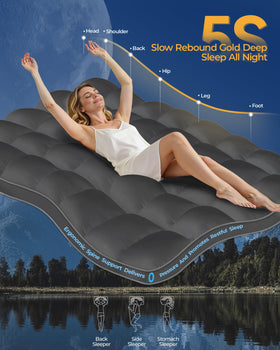 3D+7D filling structure stays fluffy while offering steady support.