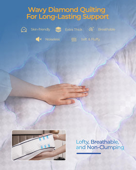 Kayfia memory-foam and down-alternative core contours to body curves