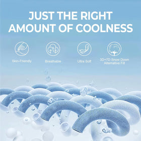 Kayfia machine-washable topper for easy care.