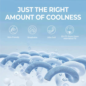 Kayfia Queen Mattress Topper cooling microfiber enhances airflow for breathable sleep