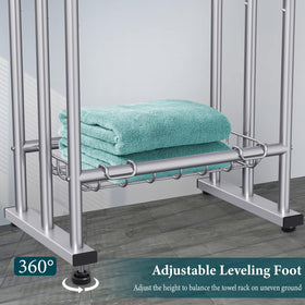 Kayfia towel rails with 4.52-inch spacing enable faster drying