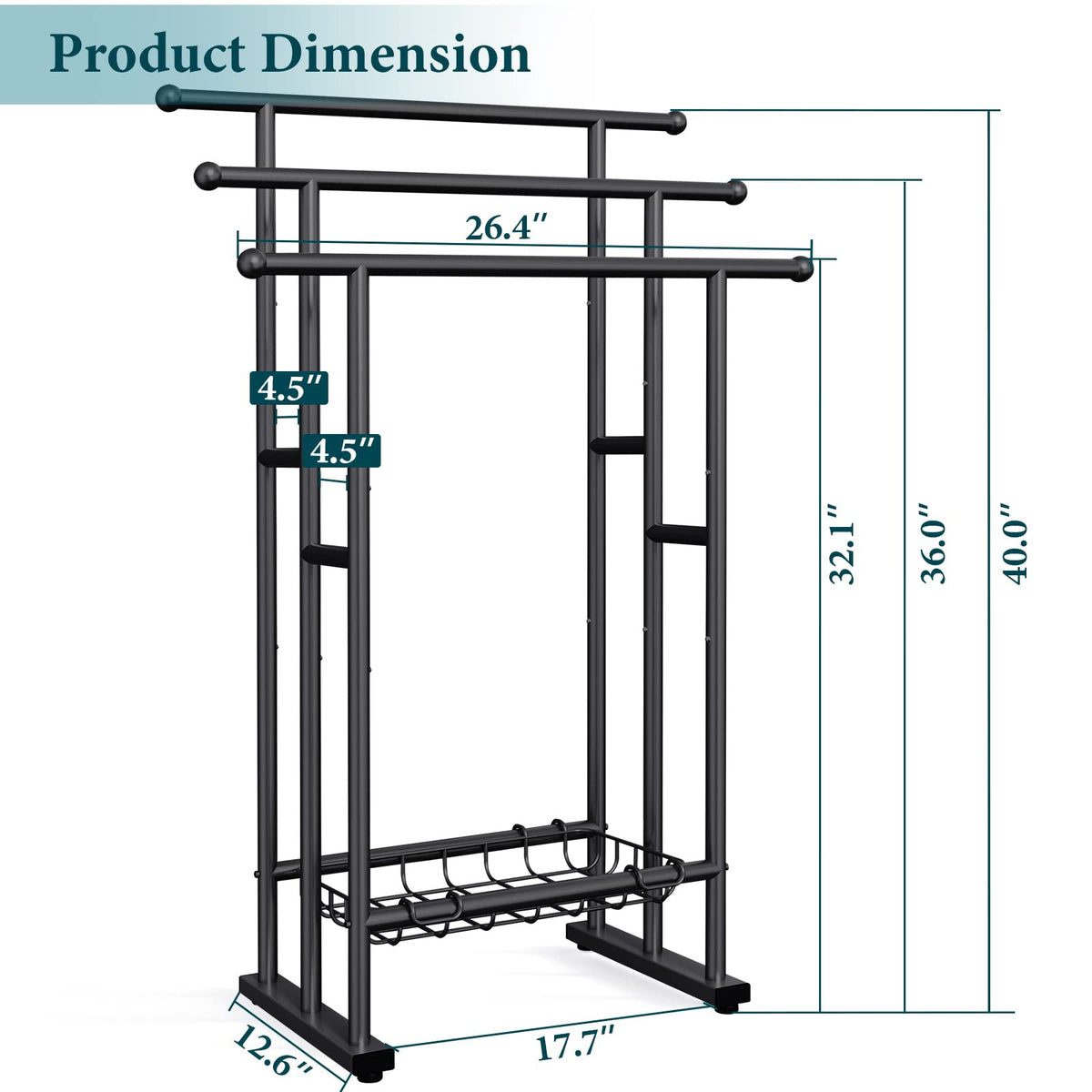 Kayfia towel rack easy to assemble with clear instructions.
