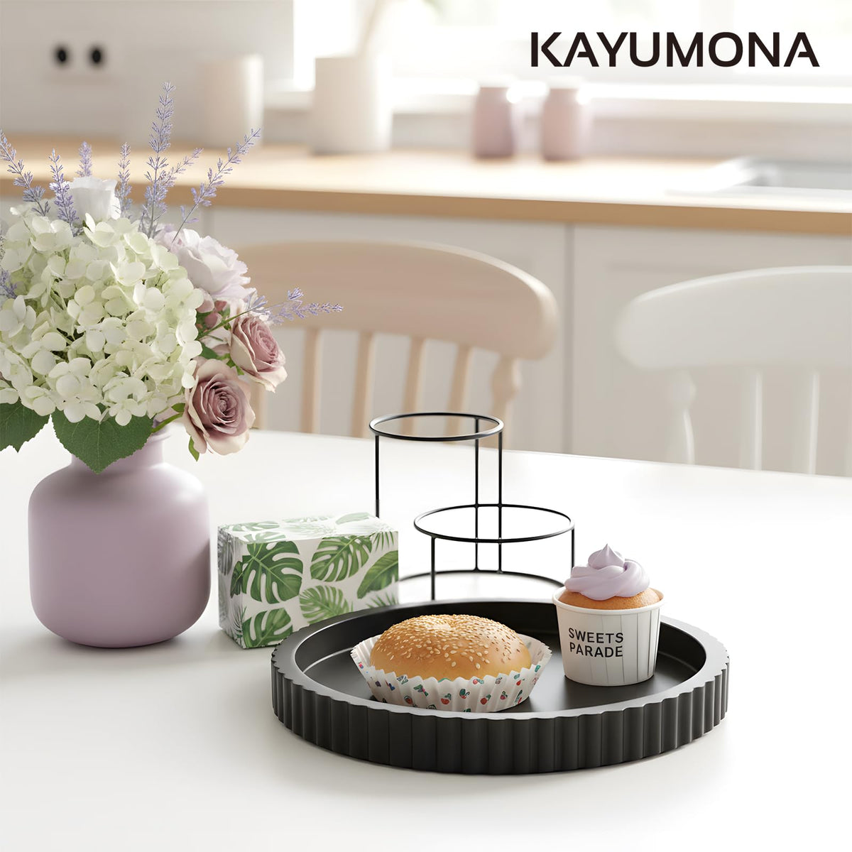 Kayumona durable solid wood tray designed for daily use