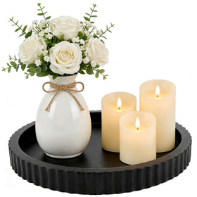 Kayumona modern decorative tray on a coffee table adds elegant organization
