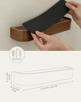 Kazai Toke entryway organization idea for keys, mail, and decor fit