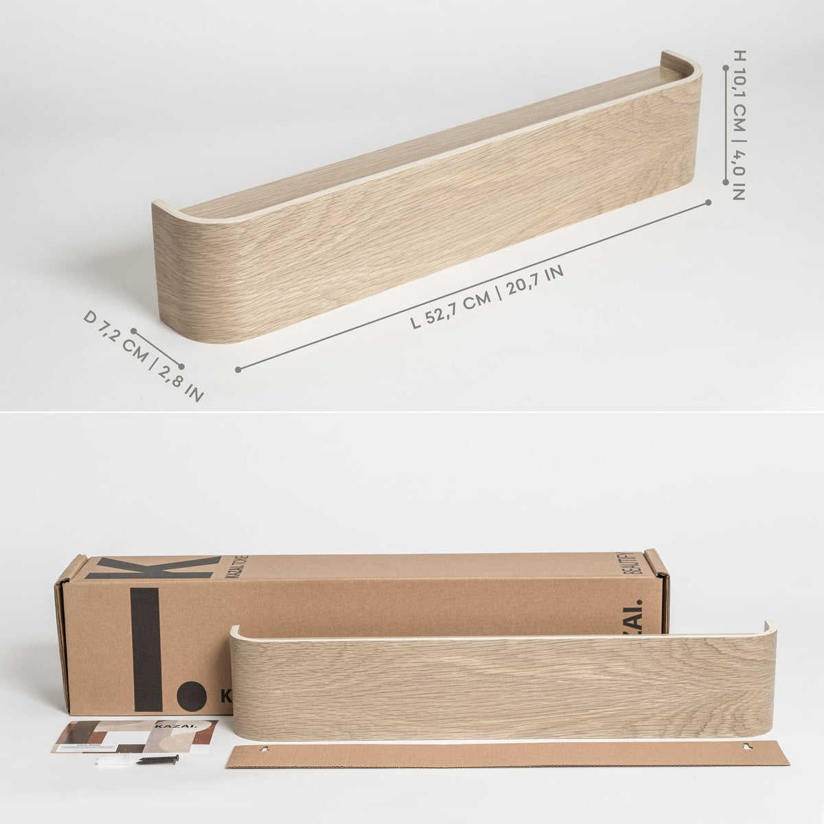 Close-up of Kazai Toke hidden hooks showcasing minimalist design