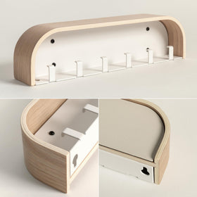 Kazai Toke six-hooks close-up illustrating organized key storage.