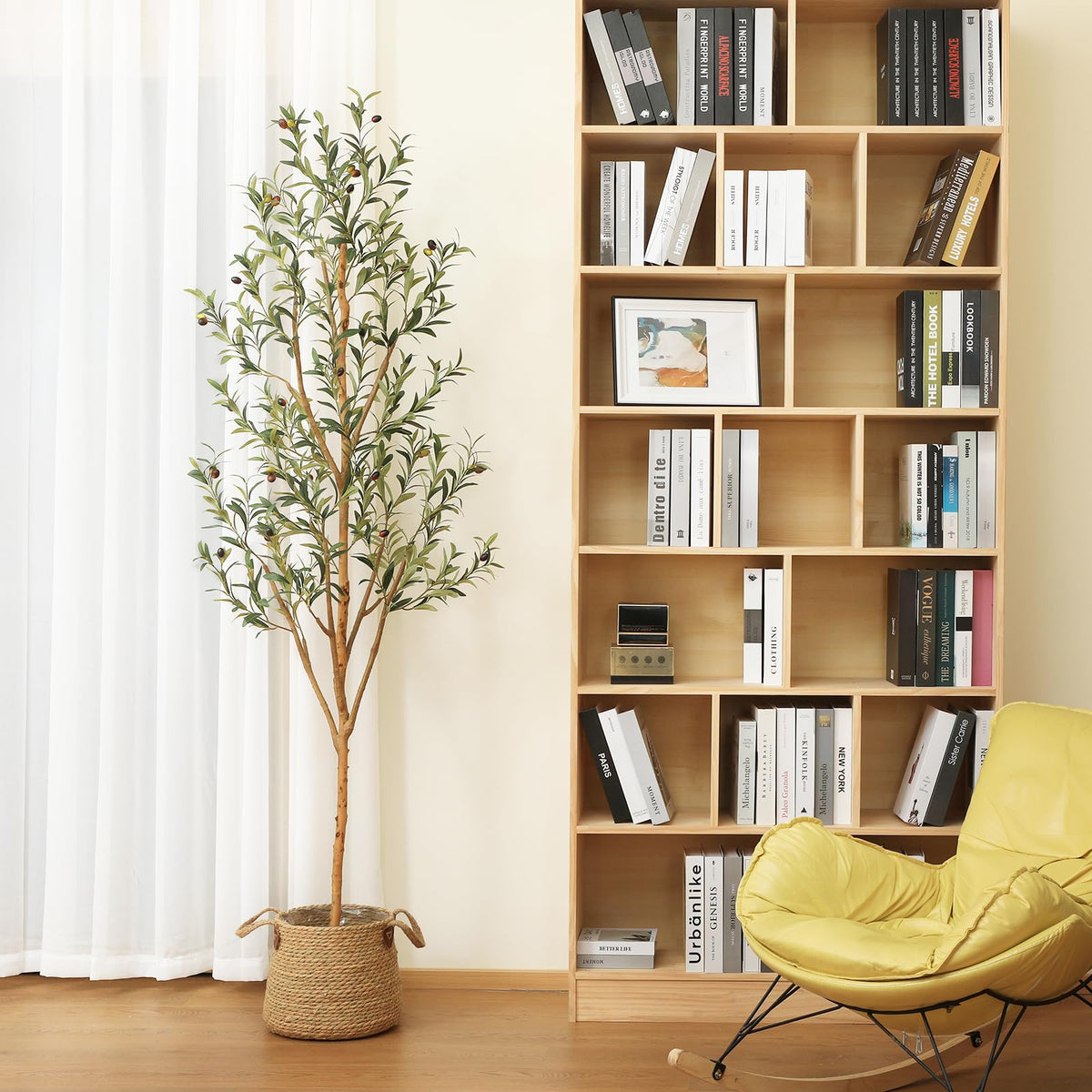 Kazeila leaves-fruits detail showcases lifelike foliage and decorative olives for visual richness.