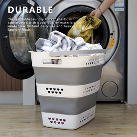 KBBYT 43L capacity fits large laundry loads for weekly chores