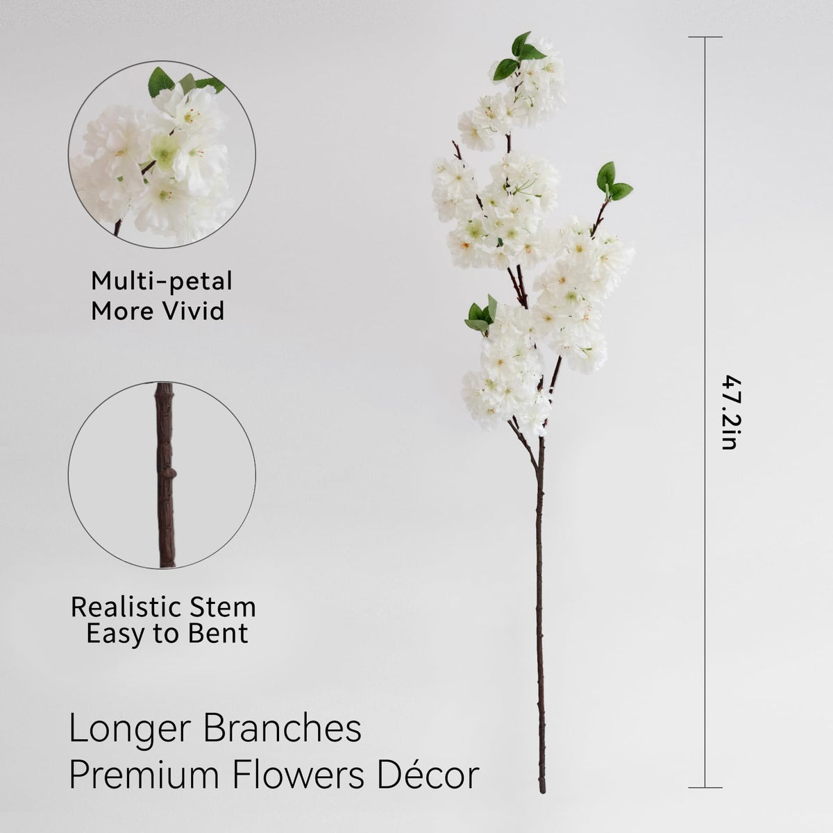 KBREE sturdy bendable stems that hold shapes for customizable displays