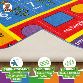 KC Cubs easy-clean surface simplifies maintenance after busy play sessions.