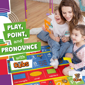 KC Cubs soft non-slip backing keeps play safe on any floor.