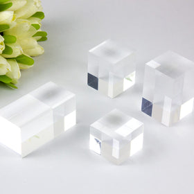 KCGANI clear cube 4-pack showcases versatile display options.