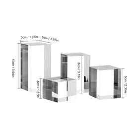 KCGANI clear cube closet display helps organize items with elegance.