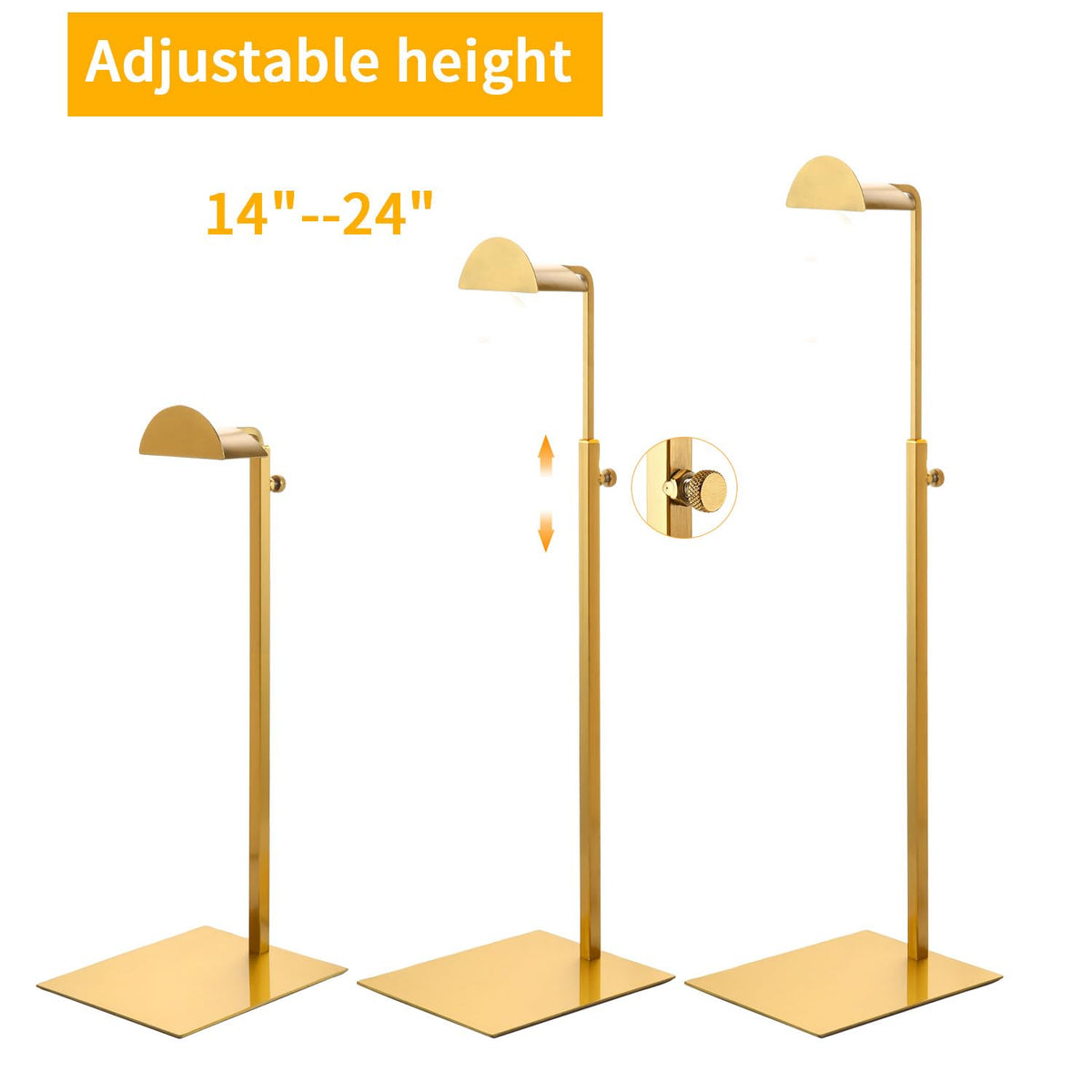 KDYZS+ gold display rack used for jewelry, hats, and scarves