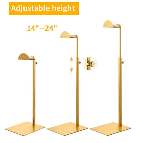 KDYZS+ gold display rack used for jewelry, hats, and scarves
